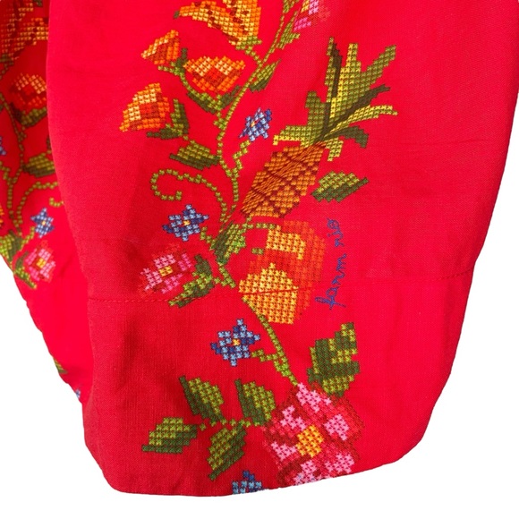 NWT Farm Rio Tropical Romance Red Mini Dress Size S - Picture 5 of 11